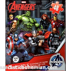 Avengers 48 Piece Jigsaw Puzzle CAPTAIN AMERICA HULK THOR BLACK WIDOW HAWKEYE IRON MAN and NICK FURY B01I0ZY8LI